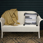 White/Grey Geometric Designer Cushion Cover