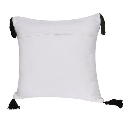White/Grey Geometric Designer Cushion Cover
