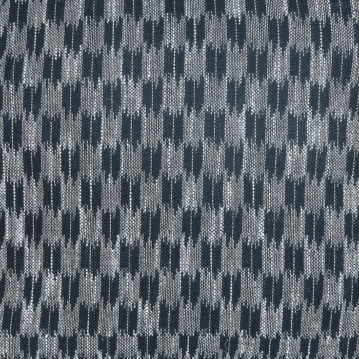 Ikat Blue/Black Handmade Patterned Cushion Cover