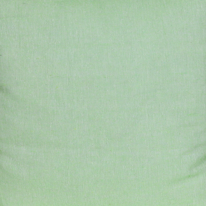 Plain Reversible Red Border Green Texture Cushion Cover - Set of 2 Pcs