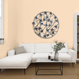 ROUND BUTTERFLY WALL DÉCOR