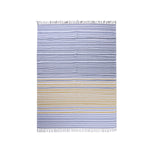 PEQURA Dark Multicolor Cotton Floor Covering Daniel Rug/Runner/Door Mat