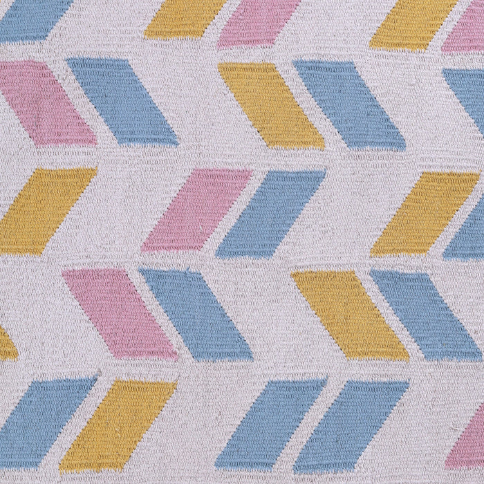 PEQURA Multicolor Cotton Floor Covering Jora Runner Mat